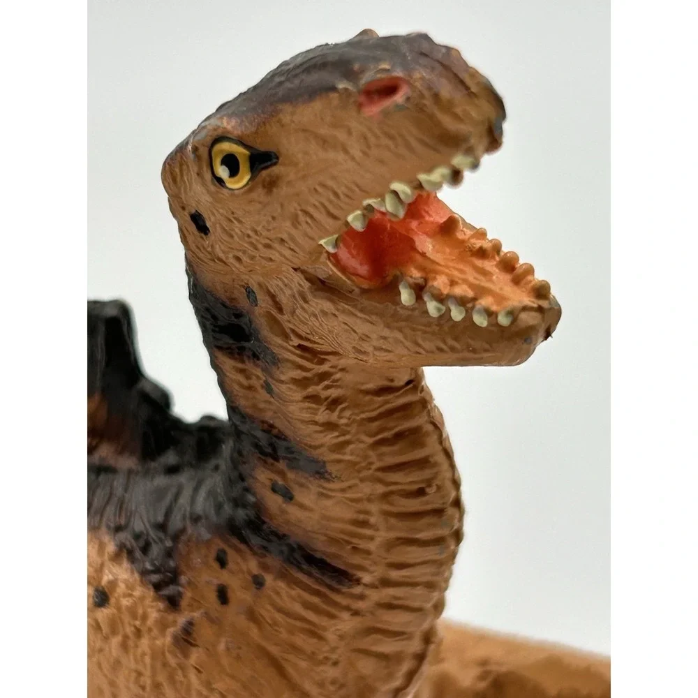 Vintage‎ 1992 The Carnegie Spinosaurus Dinosaur Hard Rubber Figurine Brown/Black